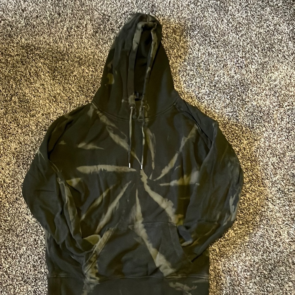 🎈Green tie dye hoodie